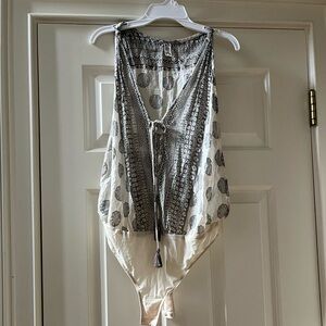 Vintage free people bandana style bodysuit